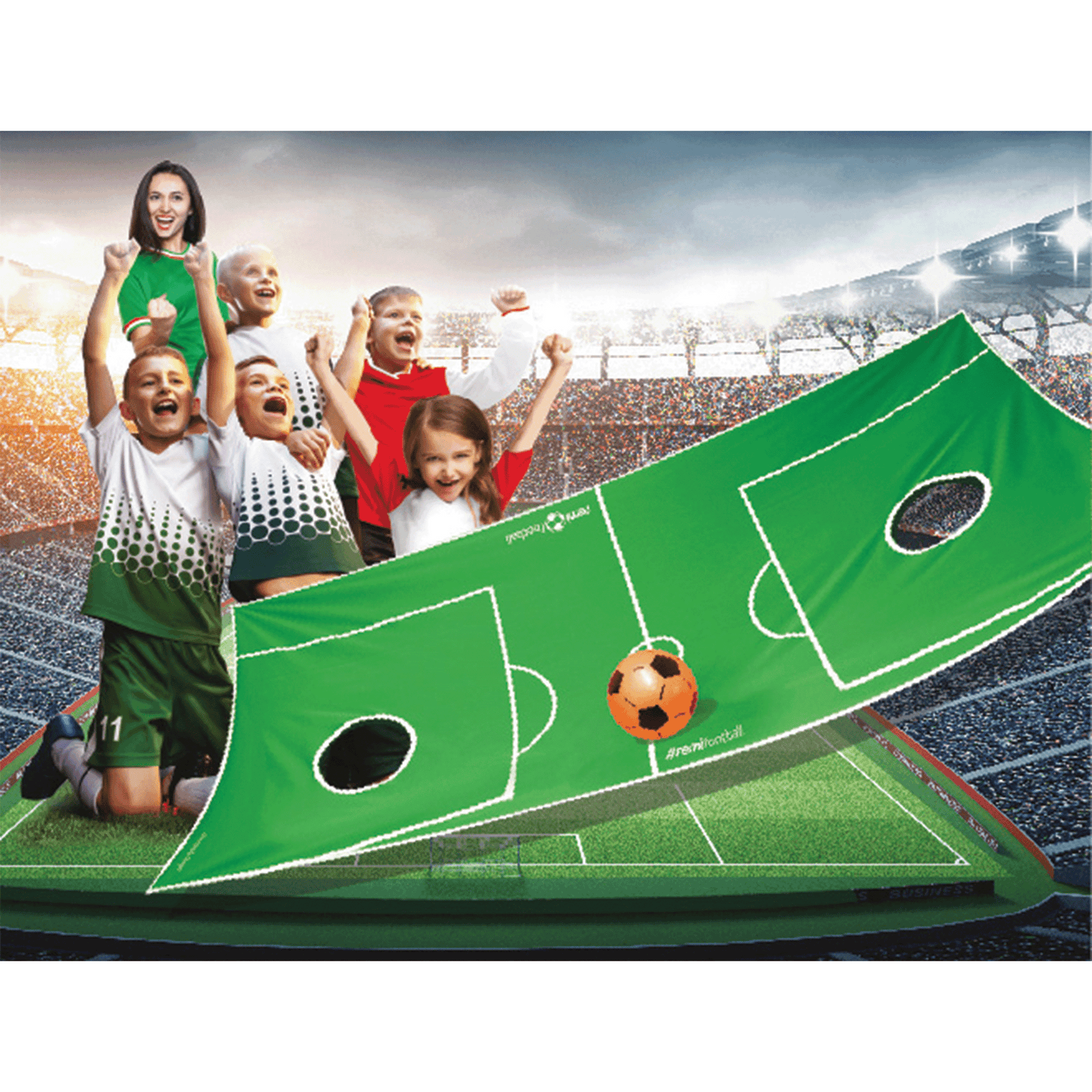 Dārza spēle "Jestrais futbols"