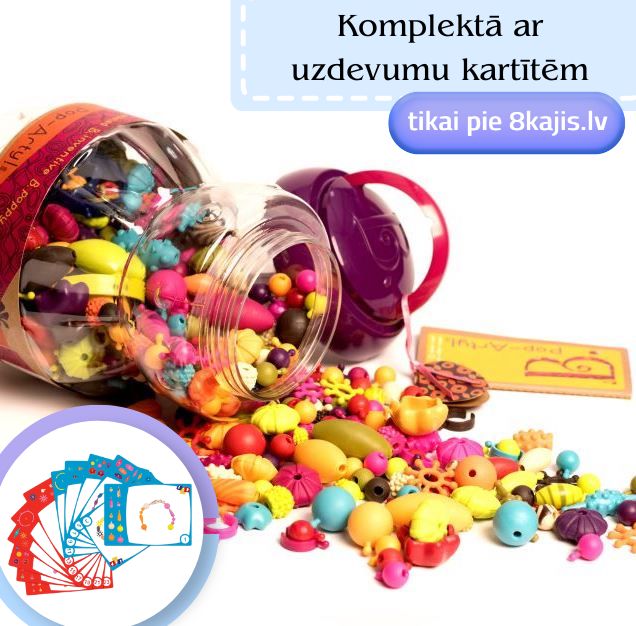 Pop-Up pērles ar Uzdevumu kartītēm