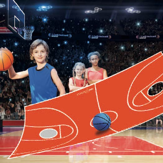 Dārza spēle "Jestrais basketbols"