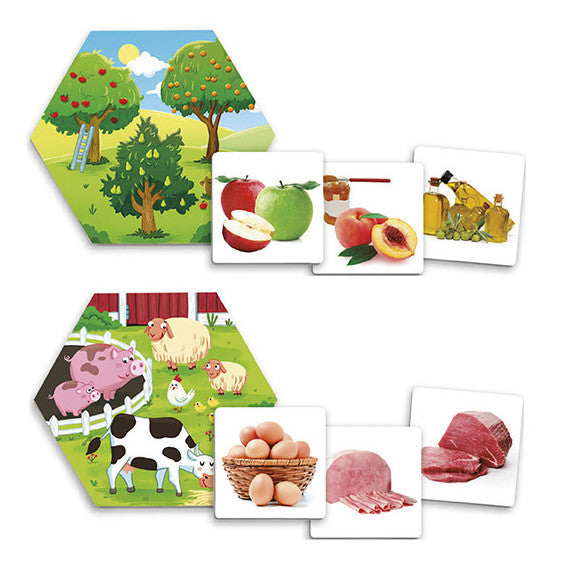 No kurienes nāk ēdiens?