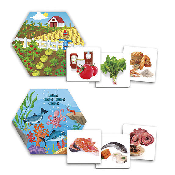 No kurienes nāk ēdiens?